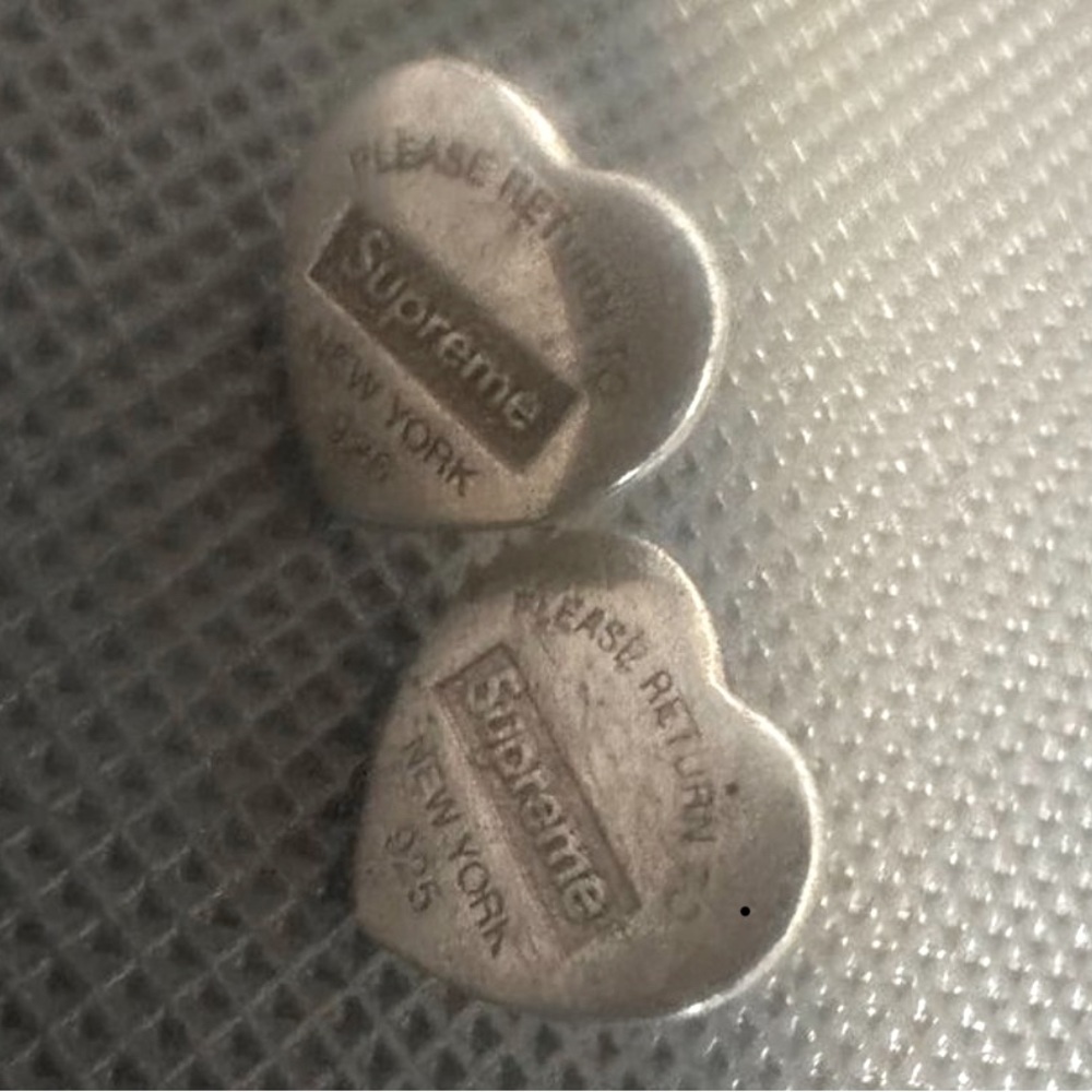 Supreme Tiffany & Co. Return to Tiffany Heart Tag Stud Earrings